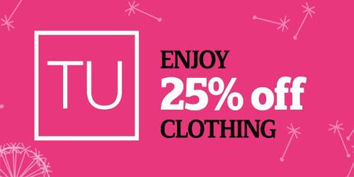25% Off TU Clothing