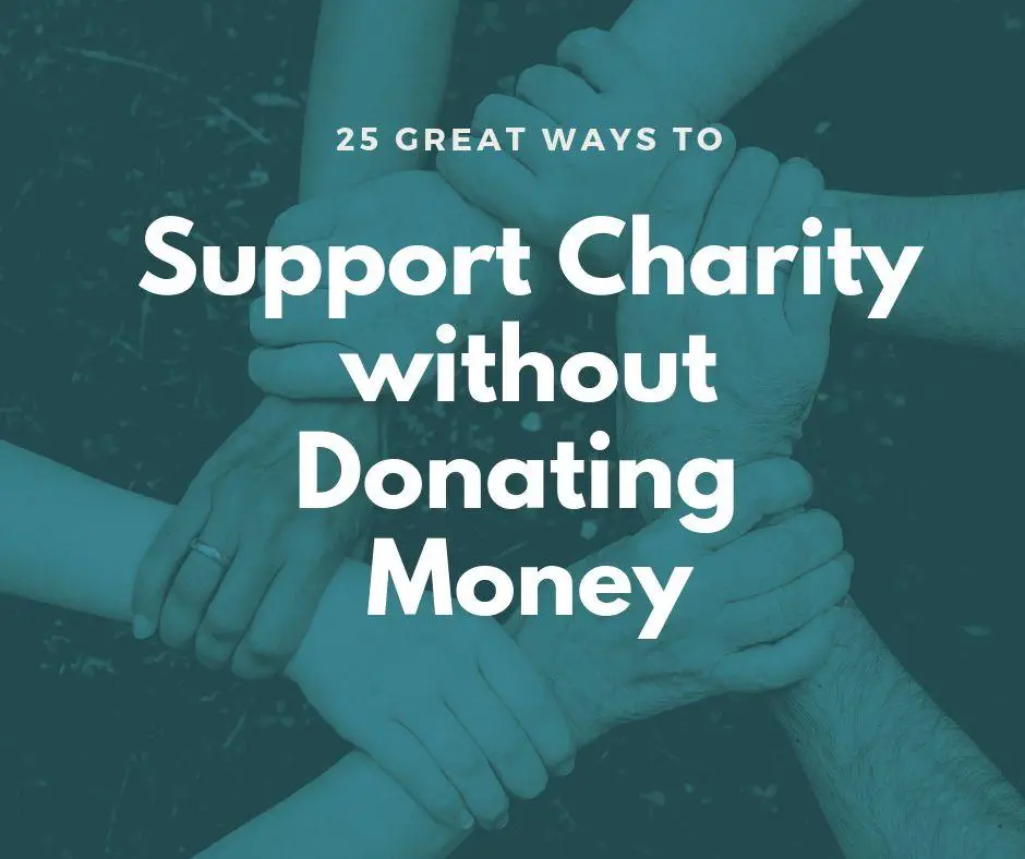 How to Help Charity with no Money