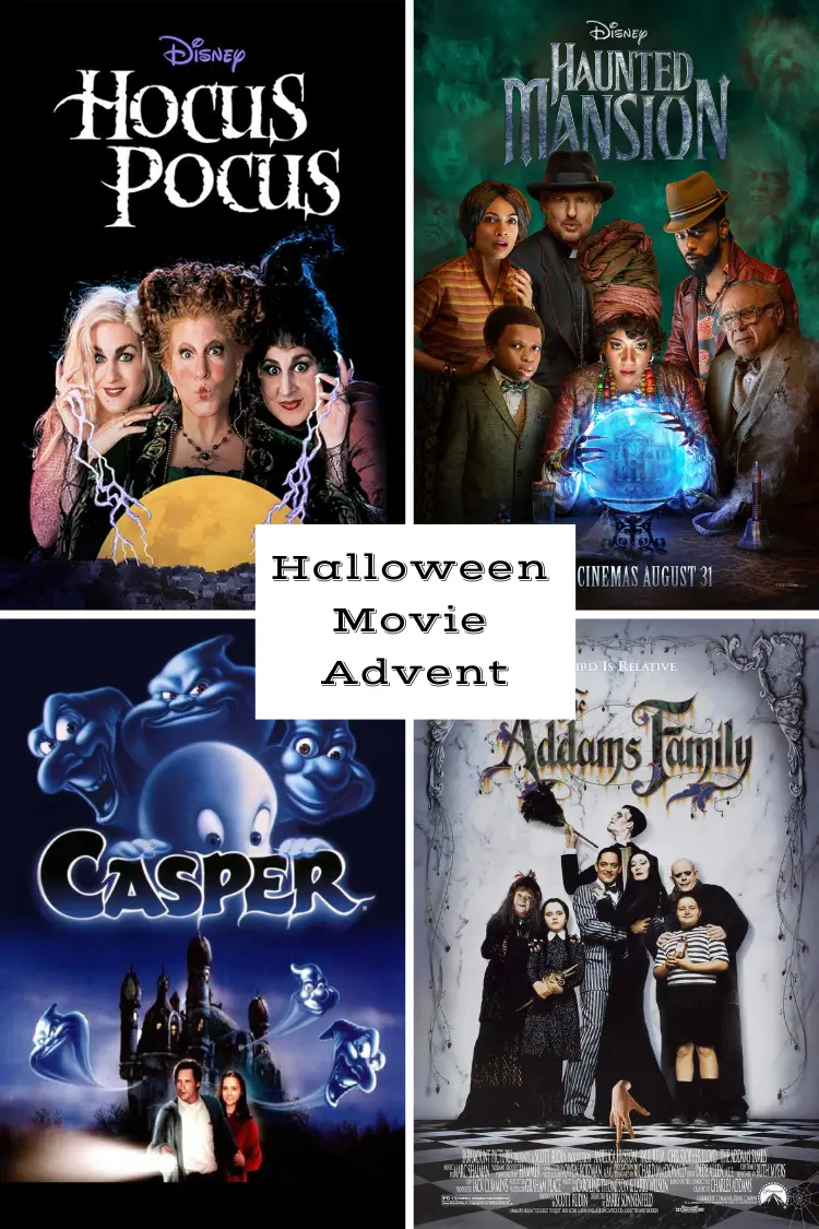 Halloween Movie Advent Calendar Countdown 2024