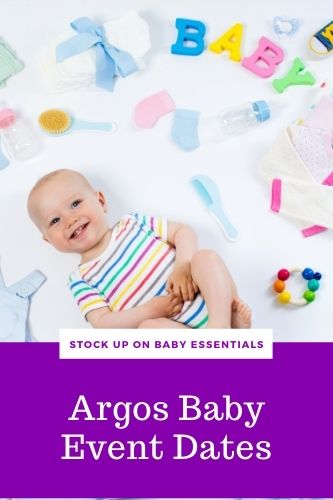 Argos Baby Event Dates 2024 - The Next Child & Baby Sale