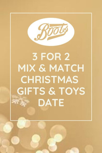 Boots 3 for 2 Sale Date 2024 - Mix & Match 342 Xmas Gifts