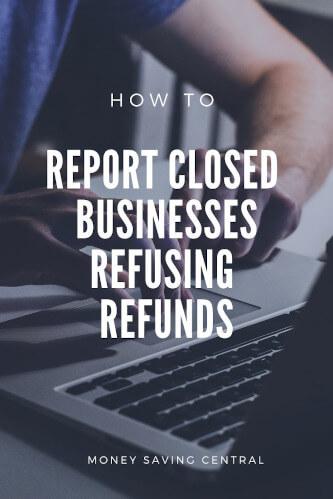How to Report a Company for Refusing to give Refunds
