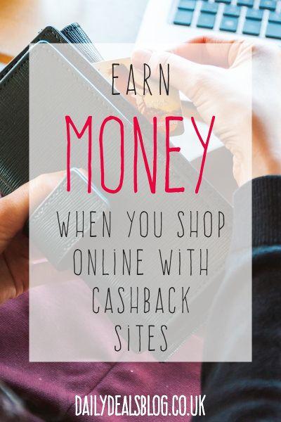 earn money when you shop online with cashback websites