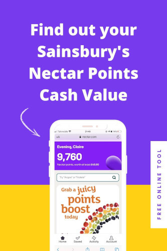 free nectar points calculator