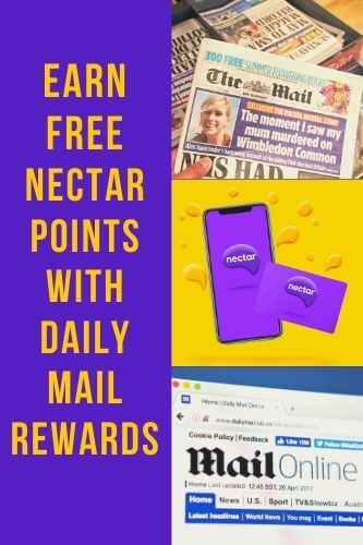 Mail Rewards - FREE Nectar Points with Daily Mail Rewards Club