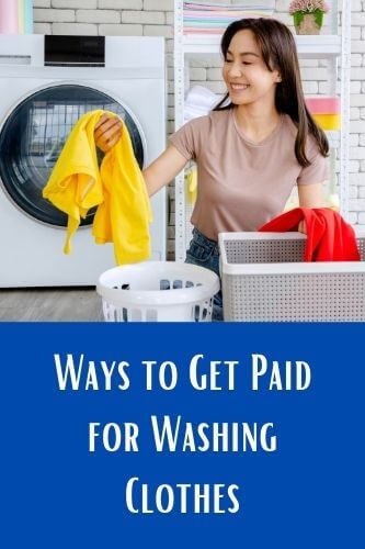 get paid for washing clothes