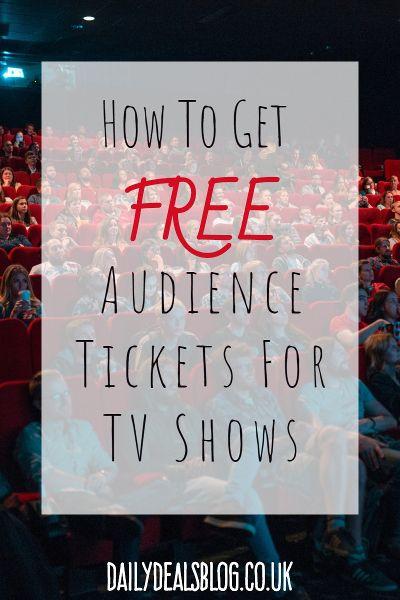 How to get Free Audience Tickets for TV shows