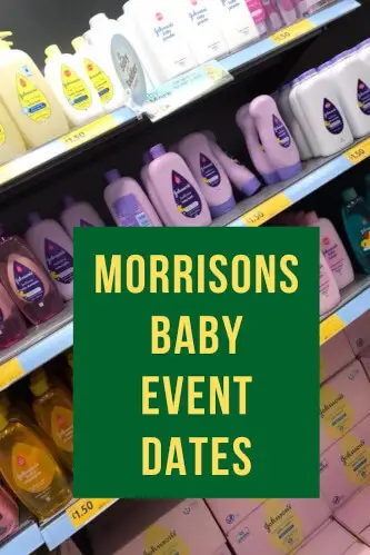 Morrisons Baby Event Dates