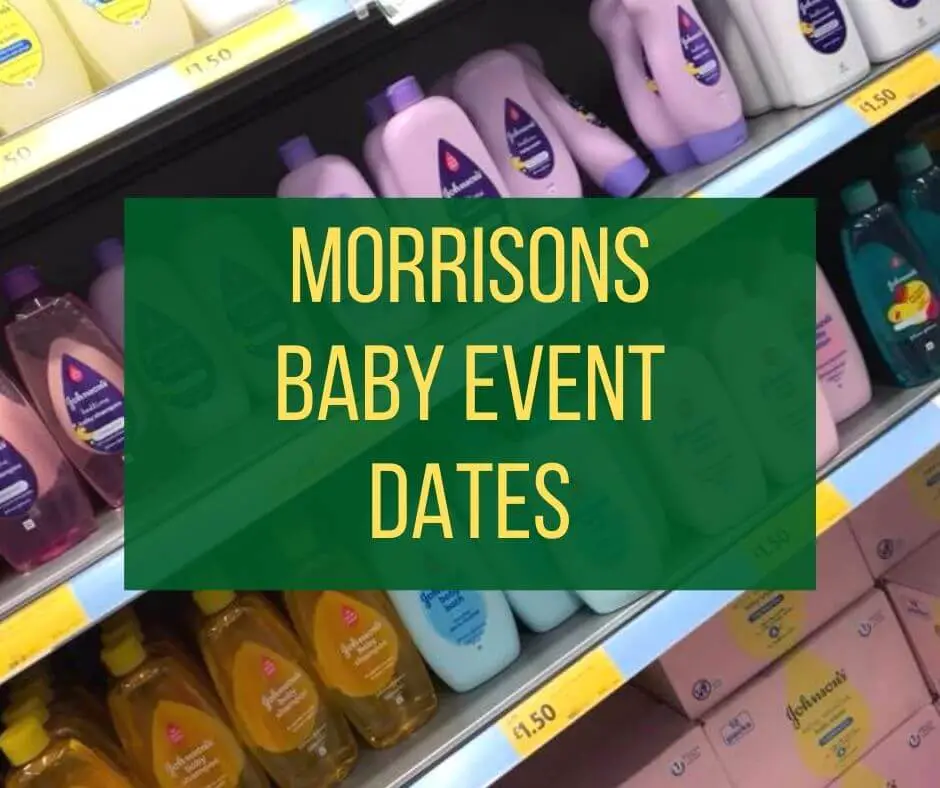 Morrisons Baby Event Sale Dates