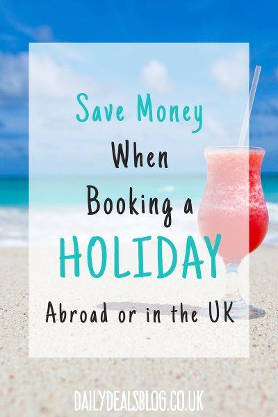 save money when booking a holiday